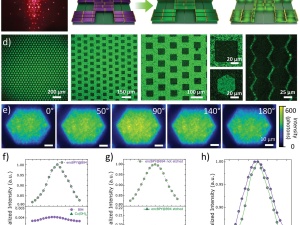 Fabrication of 3D Oriented MOF Micropatterns with Anisotropic Fluorescent Properties